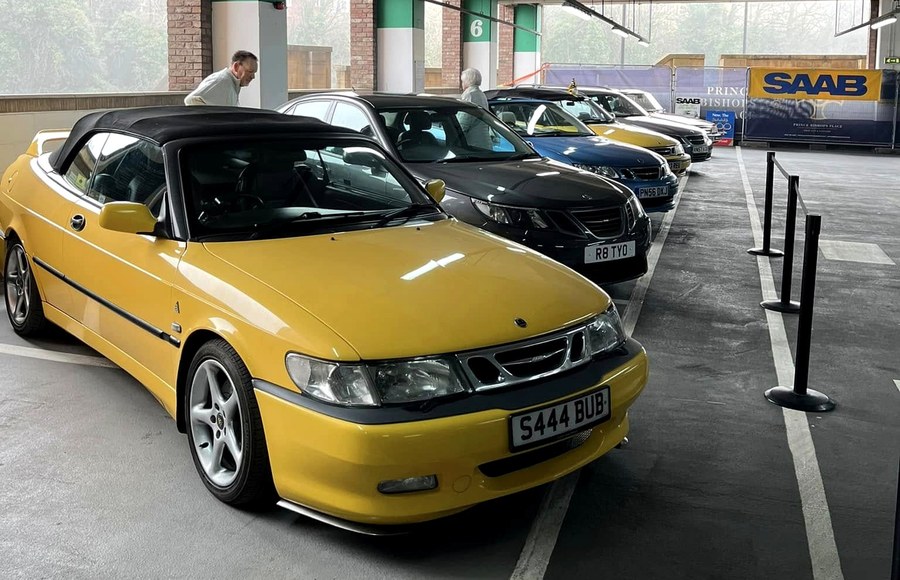 Yellow convertible in the Durham lineup.